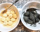 栄養満点豆腐白玉だんご　きなこ&黒胡麻作り方8写真