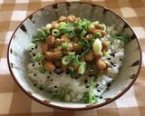 黒ごま消費！簡単納豆ご飯作り方3写真