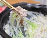 風邪予防鍋♬ネギ豚しゃぶしゃぶ★作り方5写真