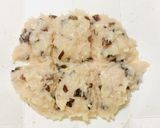 青のり香る！鶏ひき肉のレンコン挟み焼き作り方5写真
