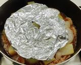 冷凍大根と豚バラ、ちくわぶの煮物作り方4写真