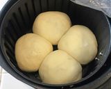 Air Fryerで 大きなあんぱん作り方20写真