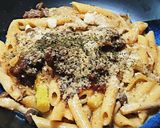牛肉の赤ワイン煮込み濃厚 クリームペンネ作り方7写真