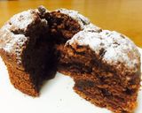 材料3つのヨーグルトチョコレートマフィン作り方5写真
