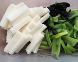 小松菜・長芋のナムル！シャキツル食感！作り方4写真