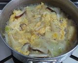 簡単！ふわふわ卵と椎茸のお味噌汁♪作り方5写真