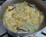 簡単！ふわふわ卵と椎茸のお味噌汁♪作り方5写真
