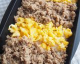 10分でお弁当完成！レンチンそぼろ丼！作り方5写真