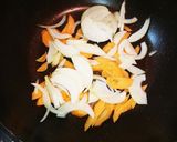 カッパえびせん入り野菜炒め♪作り方1写真