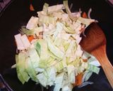 カッパえびせん入り野菜炒め♪作り方2写真