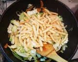 カッパえびせん入り野菜炒め♪作り方3写真