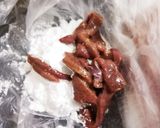 レバーの竜田揚げで絶品！！レバニラ炒め作り方7写真