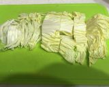 白味噌と豆乳で作る豚肉と野菜の和風パスタ作り方2写真