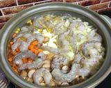 土鍋でエビたっぷりピラフ作り方4写真