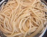 白味噌と豆乳で作る豚肉と野菜の和風パスタ作り方8写真
