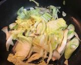 白味噌と豆乳で作る豚肉と野菜の和風パスタ作り方10写真