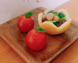 プチトマトをりんご風に簡単おしゃれな前菜作り方10写真