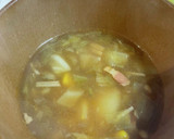 超簡単　あるもので　カレースープ作り方5写真