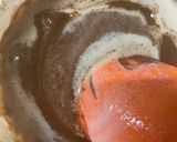 チョコ生クリームラムレーズン2対1対1作り方2写真