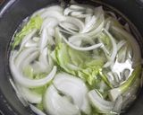 鶏チャーシュー煮汁で野菜たっぷりスープ作り方2写真