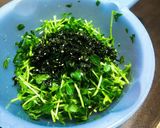 男が1人で食べるボウル豆苗サラダ作り方5写真