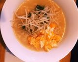 ★ニラ玉もやしの塩ラーメン★作り方4写真