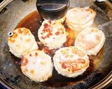 幼児食〜OK☆ つくねの蓮根はさみ焼き作り方5写真