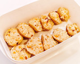 幼児食〜OK☆ つくねの蓮根はさみ焼き作り方8写真