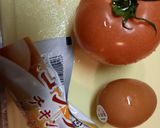 ★トマトと卵のコンソメ炒め★作り方1写真