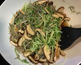 ちりめんじゃこと水菜と豆腐の煎り酒サラダ作り方3写真