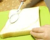 クリームチーズと蜂蜜の冷凍トースト作り方1写真