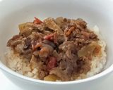 トマト牛丼作り方12写真