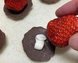 贅沢な苺チョコ　フレーズシャンティイ作り方2写真