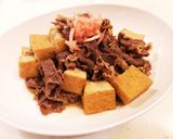 ☆黄金比☆厚揚げの味染み肉豆腐作り方3写真