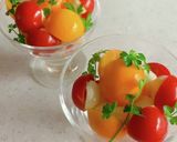 ミニトマトときんかんのカプレーゼ風前菜作り方6写真