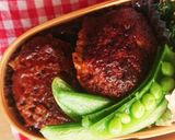 お弁当★節約と美容健康★ふわりハンバーグ作り方8写真