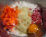 野菜煮込みの柔らかハンバーグ～！！作り方3写真