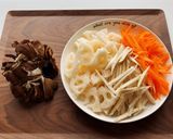 ごぼうとれんこんのシャキシャキきんぴら作り方1写真