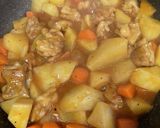 鶏肉と大根とにんじんのピリ辛煮物作り方4写真