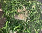 春菊とにんにくの中華炒め☆作り方5写真