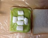 フライパンでホットサンド★餡餅マシュマロ作り方4写真