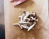 しめじとベーコンの和風パスタ作り方2写真