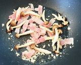 しめじとベーコンの和風パスタ作り方4写真