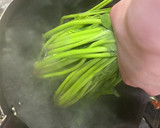 母が作るほうれん草のおひたし作り方1写真