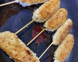 照り焼き鳥軟骨つくね(卵黄ソース付き)作り方8写真