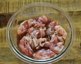油1cm♡鶏ももの楽うま和から揚げ作り方1写真