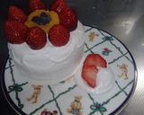 ヨーグルトクリームのデコレーションケーキ作り方25写真