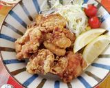 油1cm♡鶏ももの楽うま和から揚げ作り方4写真