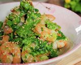 春の食材で、菜の花と小海老のオイマヨ和え作り方7写真