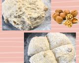 レンジ発酵♡お花の形がキュートな胡桃パン作り方4写真